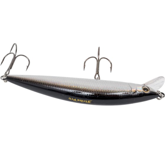 Воблер Strike Pro Euro Minnow 110 цвет: A010-EP Black Back Silver JL-115F#A010-EP
