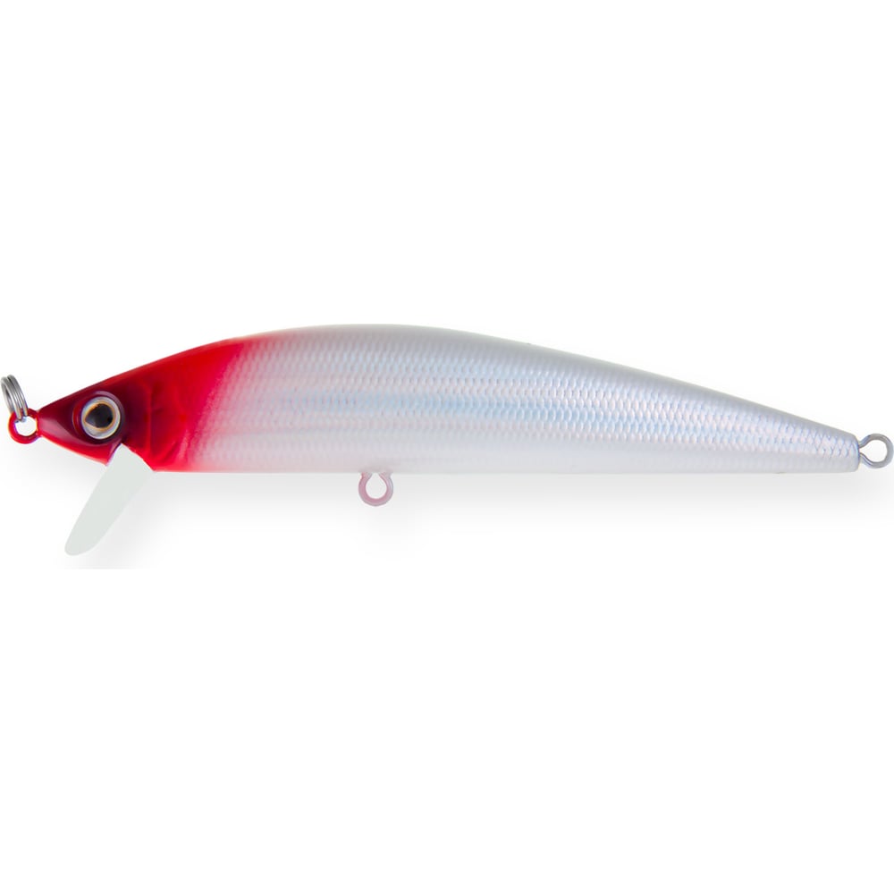 Воблер Strike Pro Euro Minnow 110 цвет: 022PPP-713 Redhead Silver  JL-115F#022PPP-713