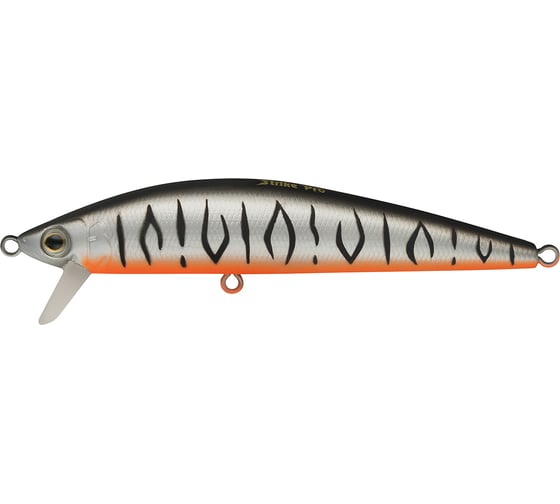 Воблер Strike Pro Euro Minnow 90 цвет: A243ES Grey Shadow Mat Tiger JL-108L#A243ES 1