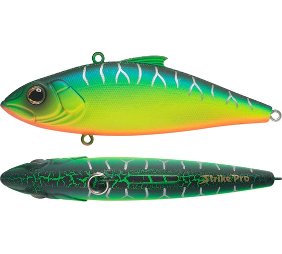 Воблер Strike Pro Euro Vibe Floater 80 цвет: A223S-RP Pearl Mat Tiger SP-027#A223S-RP