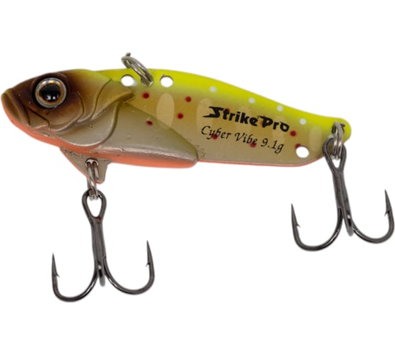 Блесна Strike Pro Cyber Vibe 45 цвет: A190ES Mat Motley Trout JG-005C#A190ES 1