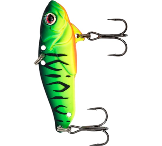 Блесна Strike Pro Cyber Vibe 45 цвет: GC01S Mat Tiger JG-005C#GC01S