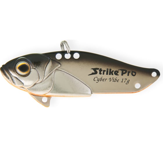 Блесна Strike Pro Cyber Vibe 55 цвет: A70E Black Silver OB JG-005D#A70E 1