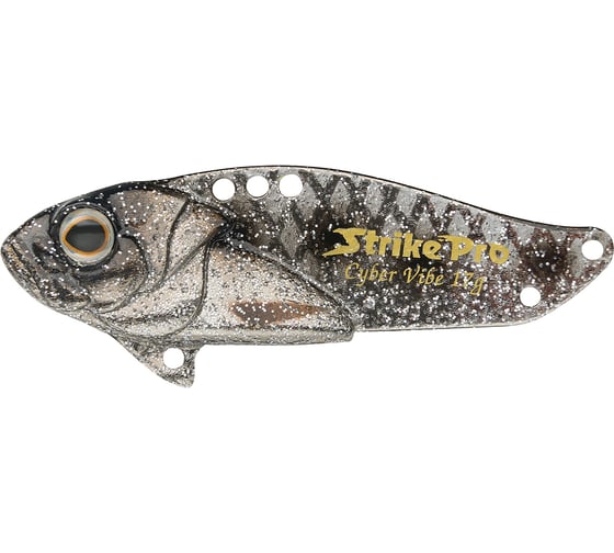 Блесна Strike Pro Cyber Vibe 55 цвет: A249F-3D Silver Spotted Bullhead JG-005D#A249F-3D 1