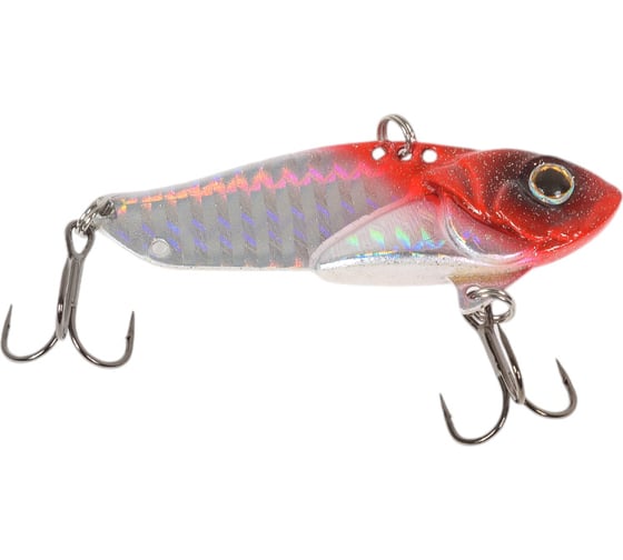 Блесна Strike Pro Cyber Vibe 65 цвет: 022PPP-713 Redhead Silver JG-005E#022PPP-713 1