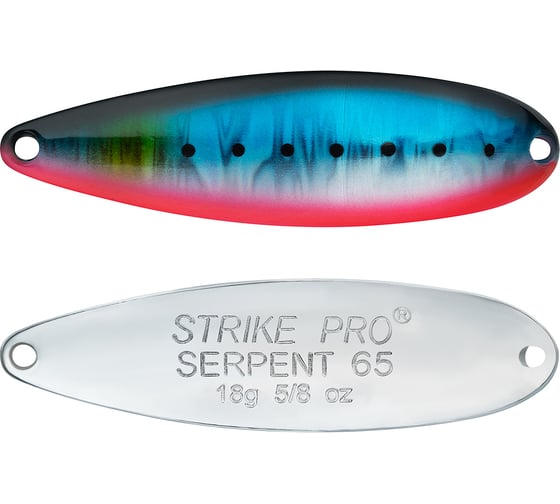 Блесна Strike Pro Dragon Treble 80M цвет: A234-SBO-LU Blue Back Silver OB Fluo ST-07F#A234-SBO-CP