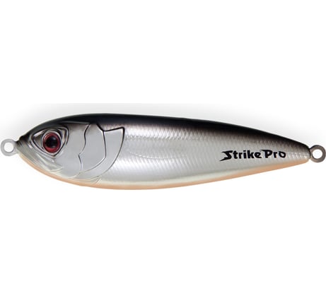 Блесна Strike Pro Killer Profy 75 цвет: A70-713 Black Silver OB PST-02#A70-713/A70-713