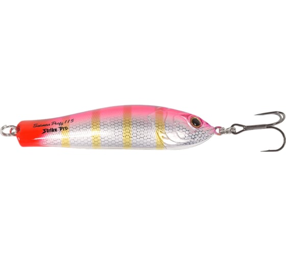 Блесна Strike Pro Salmon Profy 115 цвет: A166E Purple Silver UV PST-03A#A166E/A166E