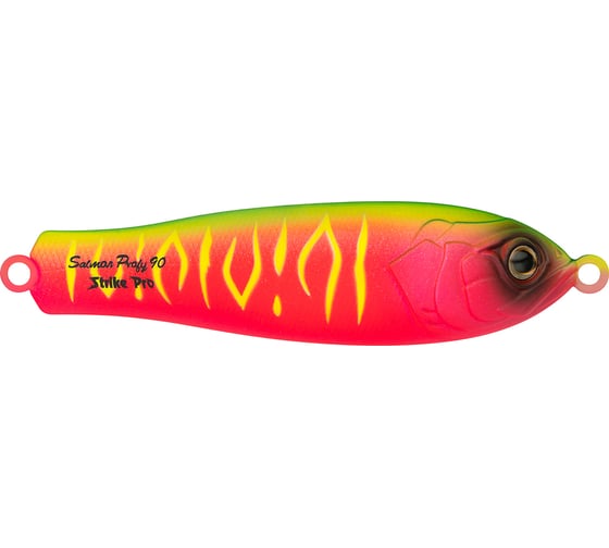 Блесна Strike Pro Salmon Profy 90 цвет: A230S Watermelon Mat Tiger PST-03C#A230S-A230S
