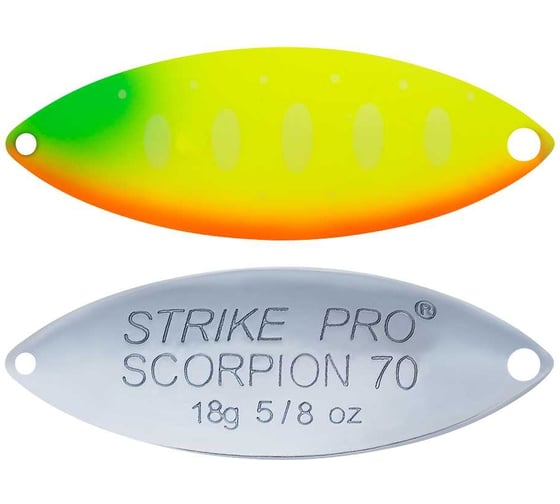 Блесна Strike Pro Scorpion Double 70M ST-08BD#A178S-CP 1