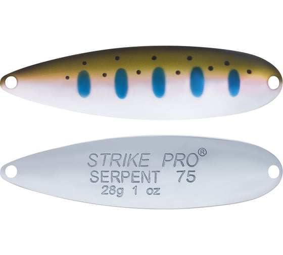 Блесна Strike Pro Serpent Treble 75H ST-010B2#485-1-CP