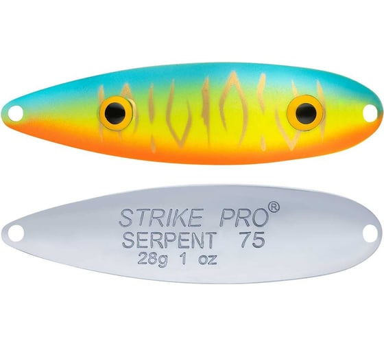 Блесна Strike Pro Serpent Single 65M цвет: A252S Bullfinch Mat Tiger ST-010AS#A252S-CP 1