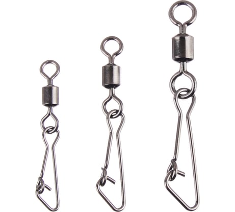 Набор вертлюгов с карабином AZOR FISHING 5шт, №10+2, №12+1, №8+3 148-070