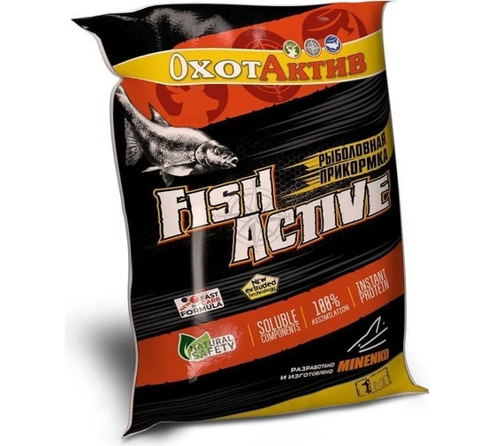 Прикормка ОхотАктив Fish Active Premium Фидер актив, 1кг ОА-0017 1