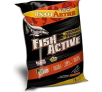 Прикормка ОхотАктив Fish Active Premium зимняя увлажненная Мотыль, 1кг ОА-0035