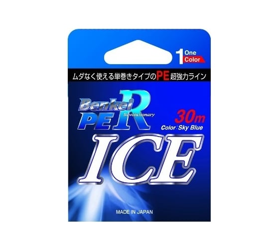 Шнур Benkei ICE, 30м, небесно-голубой #1.5, 0.205мм, 10.8кг 702-30MSPL-6C1,5
