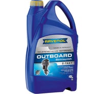 Моторное масло RAVENOL для 2Т лодочных моторов Outboardoel 2T teilsynth, 4л new 1152200-004-01-999