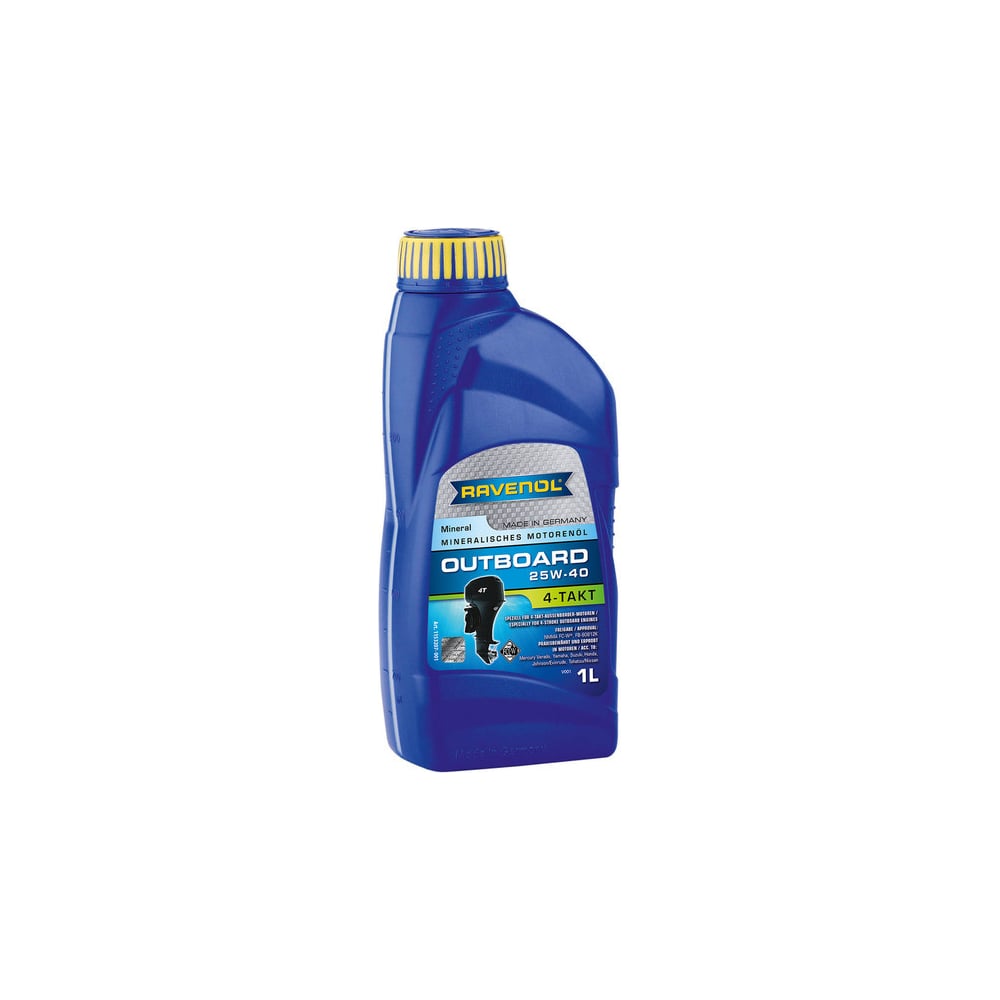 Моторное масло RAVENOL Outboardoel 4T SAE 25W-40 1л new 1153207-001-01 ...
