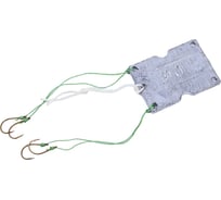 Жмыховка оснащённая 90 гр, 4 крючка, крючок MUSTAD № 9, поводок 0.4 мм, основной 1.2 мм 04-032-03