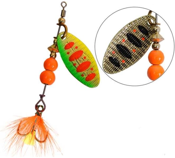 Вращающаяся блесна LureMax Tiga 3.1гр, 007 LSPT1FL-007 1