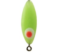 Фосфорная мормышка ECOPRO №50K Лодочка 2Ф с ушком, 100 шт. EMLOFS50K100