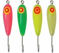 Фосфорная мормышка ECOPRO №51K Корюшиная с глазком, 80 шт. EMKOFS51K80