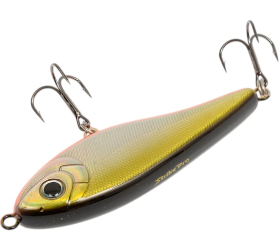 Воблер Strike Pro Джеркбейт Baby Buster, цвет: 612T Natural Shad Silver EG-050#612T