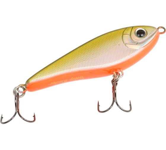 Воблер Strike Pro Джеркбейт Baby Buster, цвет: 612T Natural Shad Silver EG-050#612T