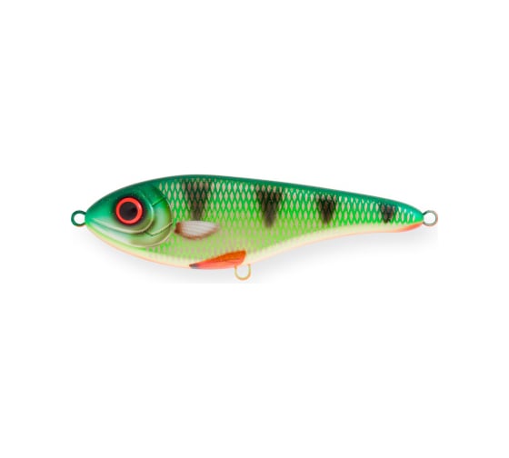 Воблер Strike Pro Джеркбейт Baby Buster, цвет: A382F Green Perch EG-050#A382F 1