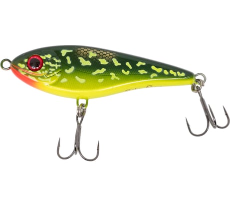 Воблер Strike Pro Джеркбейт Baby Buster, цвет: C202F Hot Pike EG-050#C202F