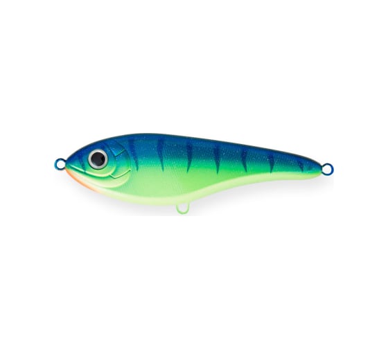 Воблер Strike Pro Джеркбейт Baby Buster, цвет: C063F Blue-yellow Tiger Sparkles EG-050#C063F 1