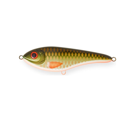 Воблер Strike Pro Джеркбейт Baby Buster, цвет: C478F Golden Olive EG-050#C478F