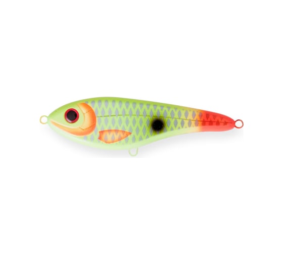 Воблер Strike Pro Джеркбейт Baby Buster, цвет: C480F Lemon With Red Tail EG-050#C480F 1