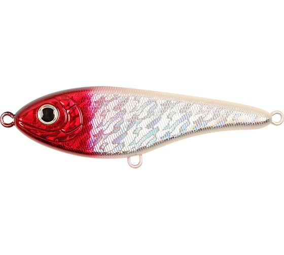 Воблер Strike Pro Джеркбейт Buster Jerk Saltwater Sinking, цвет: C544V Red Head EG-048SW#C544V 1