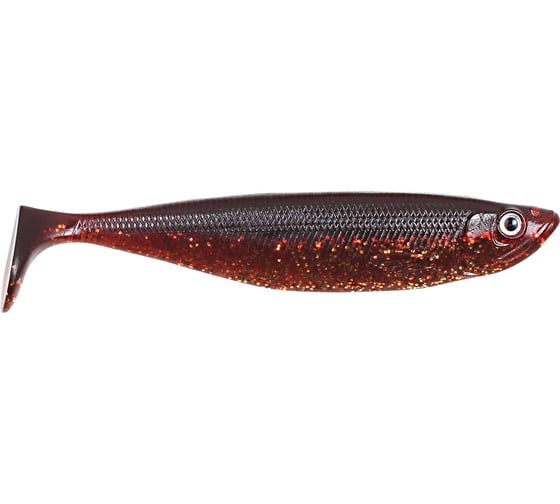 Силиконовая приманка Strike Pro Tumbler Shad 13, цвет: Dark Knight, 6 шт. SPT-13#006