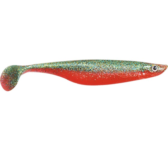 Силиконовая приманка Strike Pro Tumbler Shad 17, цвет: Carrot, 4 шт. SPT-17#009 1