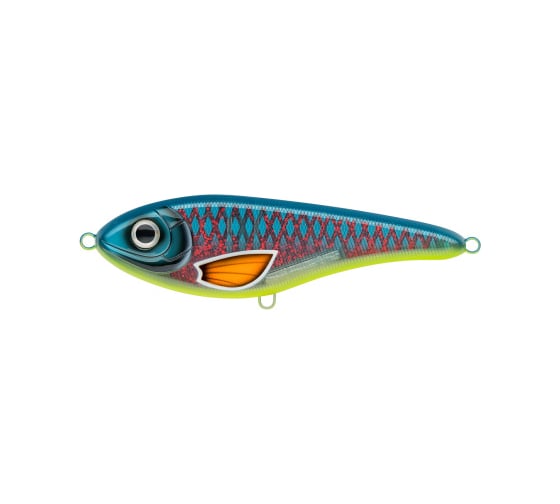 Воблер Strike Pro Джеркбейт Buster Jerk Shallow Runner, цвет: TR-001 Burger's Bird EG-048S#TR-001 1