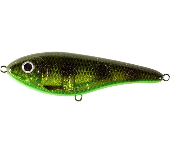 Воблер Strike Pro Джеркбейт Buster Jerk Shallow Runner, цвет: SB004 Olive Spotted Bullhead, (EG-048S EG-048S#SB004
