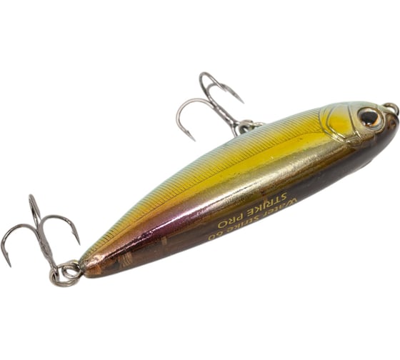 Воблер Strike Pro Волкер Water Strike 60, цвет: A218-GSAL-EP Transparent Pearlescent Fry EG-226B#A EG-226B#A218-GSAL-EP