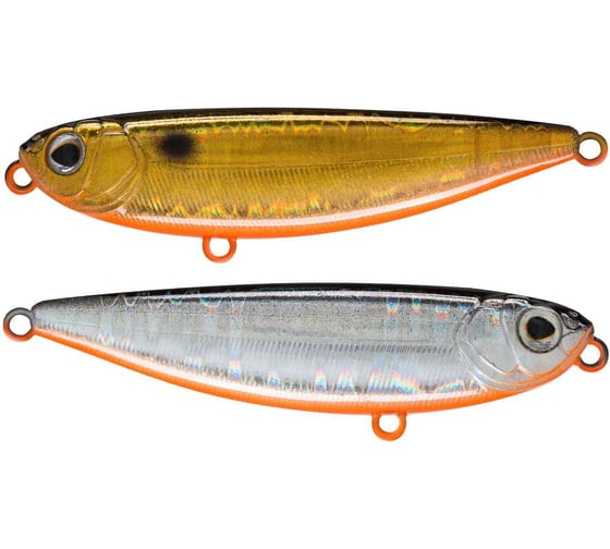 Воблер Strike Pro Волкер Water Strike 85, цвет: A70-613-SBO Double Silver/Smoked EG-226C#A70-613-S EG-226C#A70-613-SBO