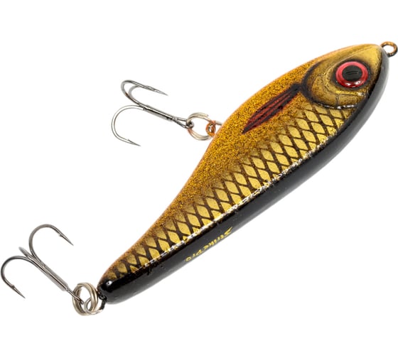 Воблер Strike Pro Джеркбейт Buster Jerk II Shallow Runner, цвет: C768 Golden Roach EG-049#C768