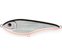 Воблер Strike Pro Джеркбейт Buster Jerk II Shallow Runner, цвет: A70-713 Black Silver OB EG-049#A7 EG-049#A70-713