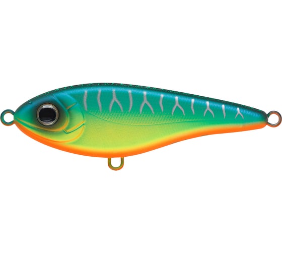 Воблер Strike Pro Джеркбейт Buster Jerk II Shallow Runner, цвет: A204S Pearl Mat Tiger EG-049#A204 EG-049#A204S 1