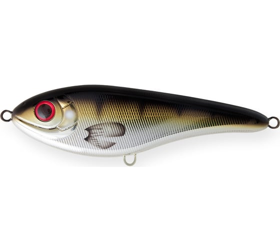 Воблер Strike Pro Джеркбейт Buster Jerk II Shallow Runner, цвет: C606E Metallic Perch  EG-049#C606E 1