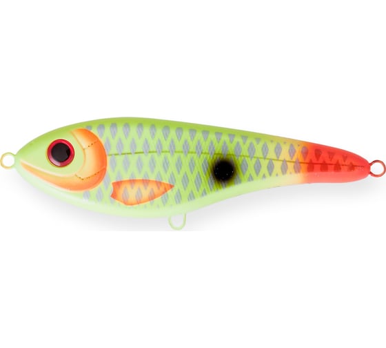 Воблер Strike Pro Джеркбейт Buster Jerk II Shallow Runner, цвет: C480F Lemon With Red Tail EG-049# EG-049#C480F 1