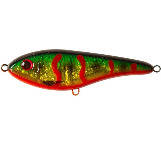 Воблер Strike Pro Джеркбейт Buster Jerk II Shallow Runner, цвет: SB003 Psycho Spotted Bullhead EG- EG-049#SB003 1