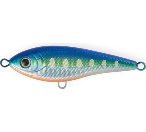 Воблер Strike Pro Джеркбейт Buster V, цвет: A150-713 UV Blue Silver OB EG-148#A150-713