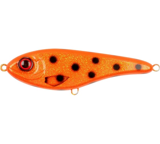 Воблер Strike Pro Джеркбейт Buster Jerk II Shallow Runner, цвет: C662 Hot Orange Bandit EG-049#C66 EG-049#C662F 1