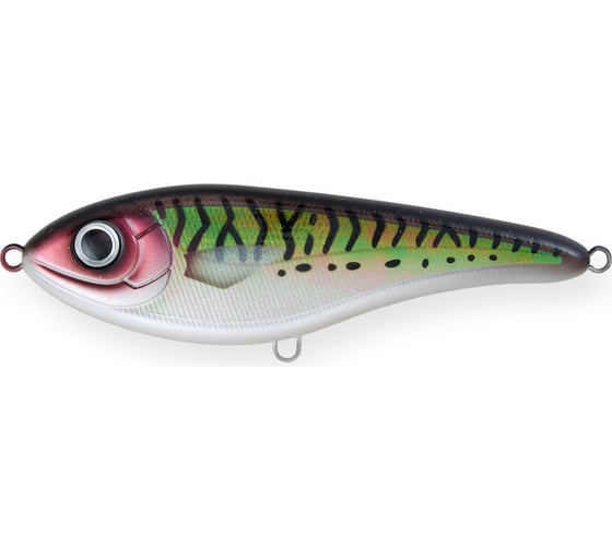 Воблер Strike Pro Джеркбейт Buster Jerk II Shallow Runner, цвет: C610-064 Mackerel Pearl EG-049#C6 EG-049#C610-064 1