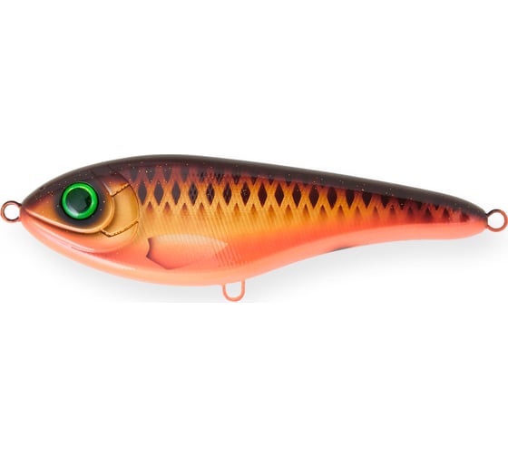 Воблер Strike Pro Джеркбейт Buster Jerk II Shallow Runner, цвет: C502F Brown Parrot EG-049#C502F 1